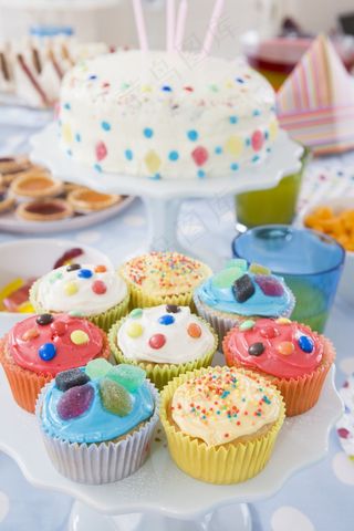 美味的纸托蛋糕