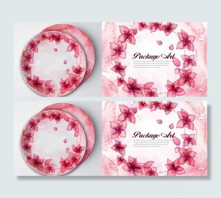 盘子花纹文化图片