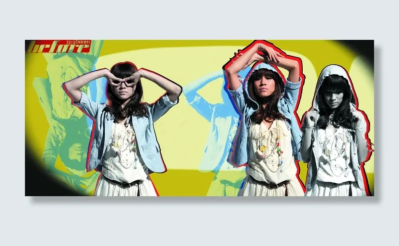 服装人物创意图片