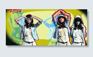 服装人物创意图片