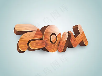 2014立体字