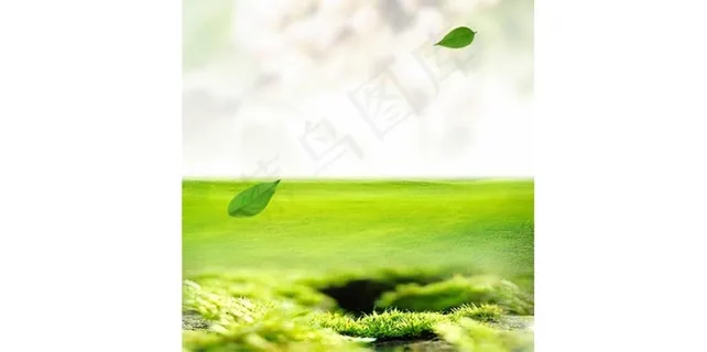 绿色清新淘宝主图背景 绿色清新淘宝主图背景