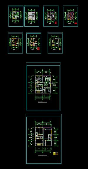 某家居全套CAD施工图