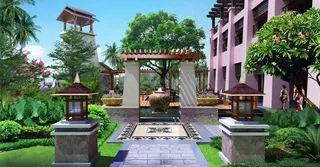 酒店景观设计图片