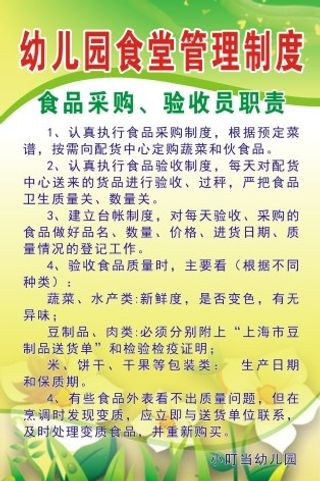 食品采购、验收员职责