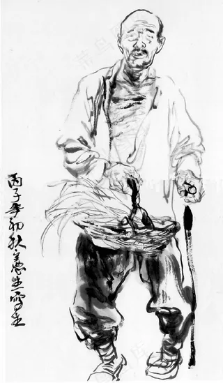 写意古代人物 国画_0047