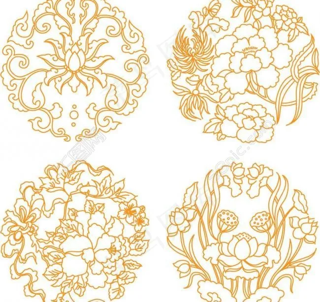 古典花纹图片