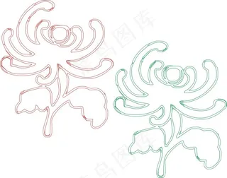 花剪影图片免费下载