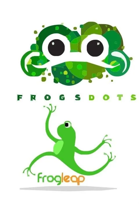 青蛙logo图片cdr矢量模版下载