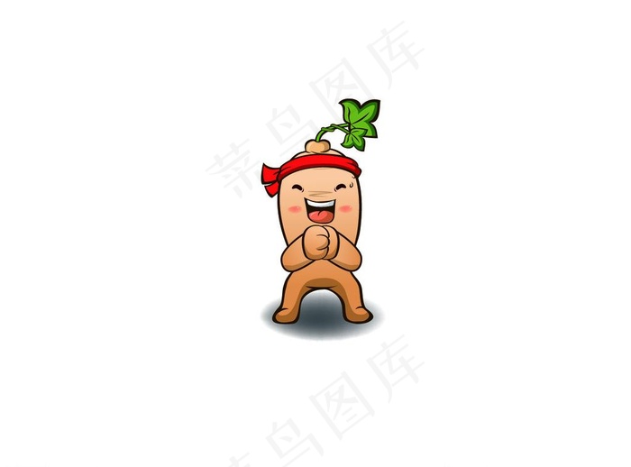 q版葛根宝宝图片ai矢量模版下载