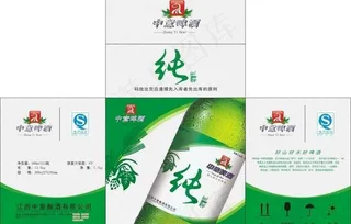 中意啤酒纸箱福林帐篷设计图图片