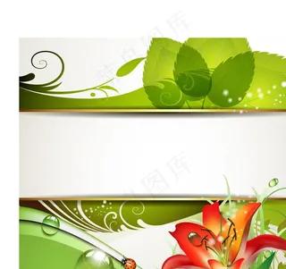 矢量春天美景图片