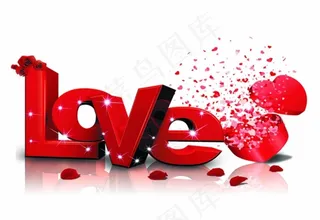 情人节字体设计