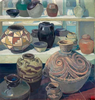 陶器陈列室图片