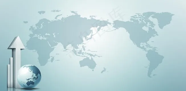 地球 立体键头图片