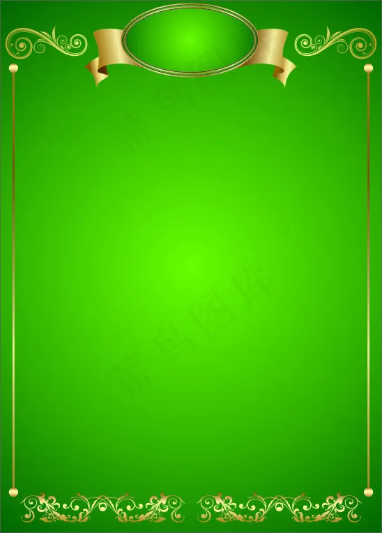 金色边框背景cdr矢量模版下载