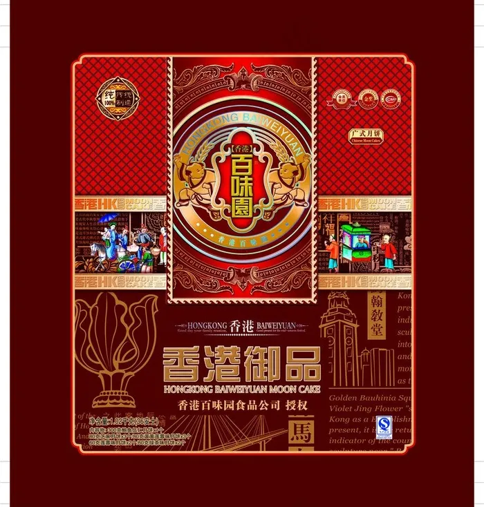 月饼包装图片(5925X6587(DPI:300))psd模版下载