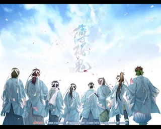 帅气少年多人图