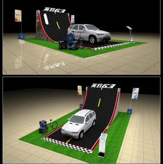 潍柴汽车4s店专区定展图片