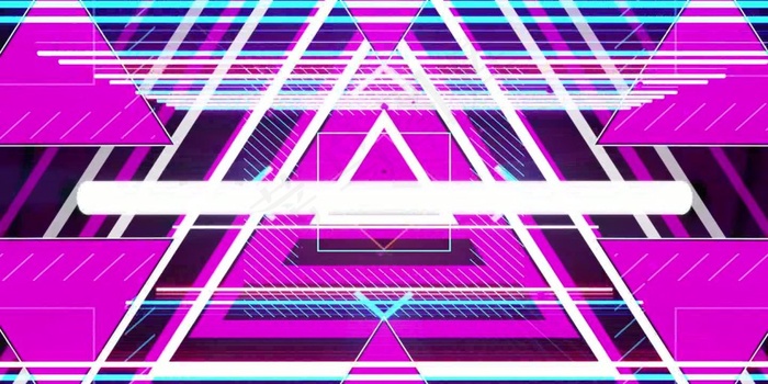 闪耀三角形元素led晚会歌曲