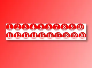 大红色餐饮行业干锅店温馨提示桌号