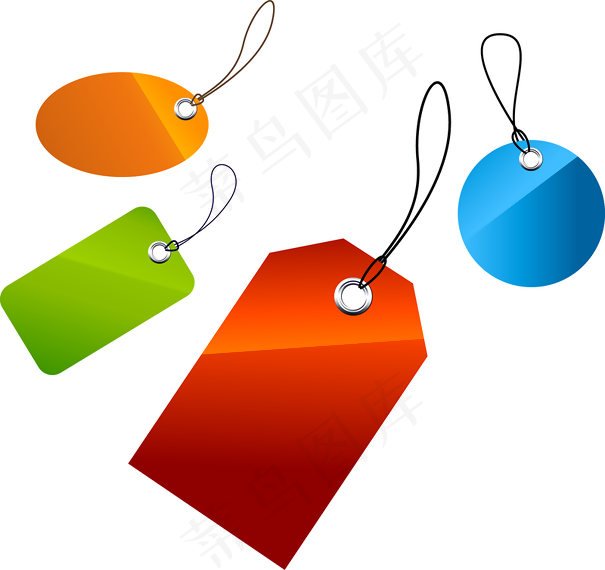 套的价格标签eps,ai矢量模版下载