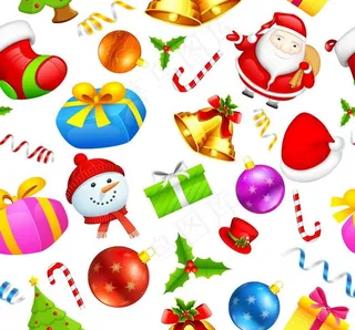 卡通圣诞背景图片