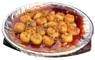 麻婆豆腐家常菜磨豆腐PNG图片海报...