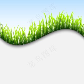 新鲜的背景与草