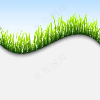 新鲜的背景与草