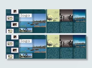 房地产三折页图片