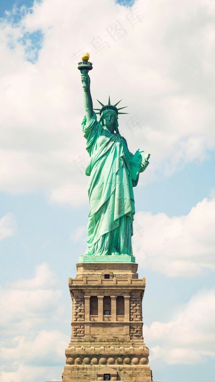 自由女神像高清摄影图片