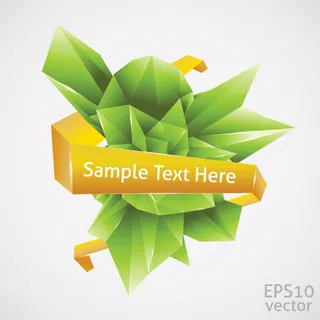 凉爽的三维图形矢量素材2