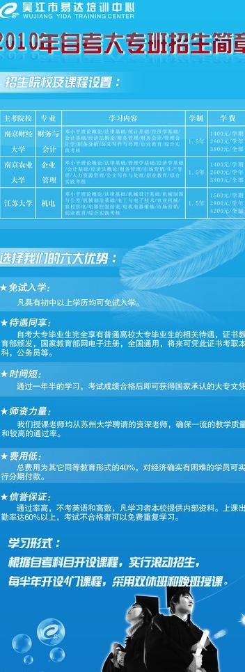 易达招生易拉宝图片psd模版下载