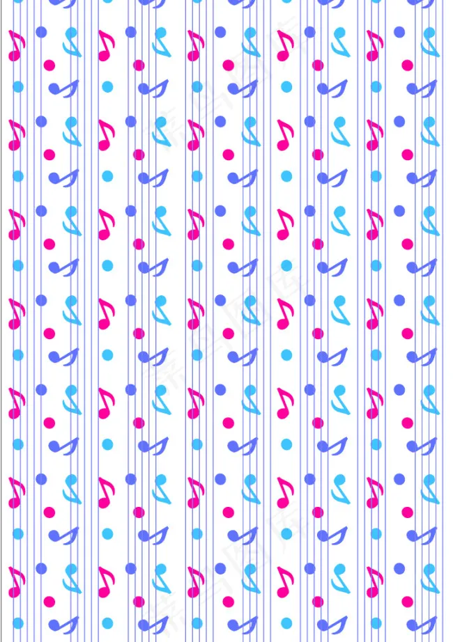 五线谱矢量底图ai矢量模版下载