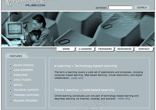 欧美学习网站模板图片