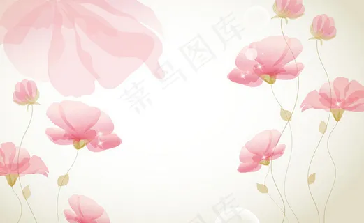 梦幻花朵背景墙 梦幻花朵背景墙