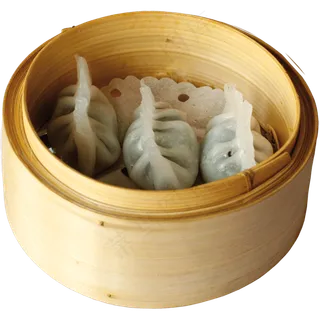 透明水饺包子PNG图