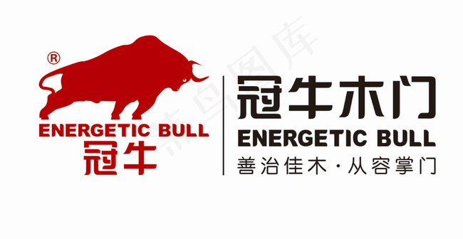 冠牛木门LOGO图片cdr矢量模版下载