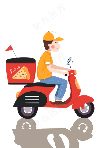 手绘送外卖小哥下载手绘送外卖小哥下载