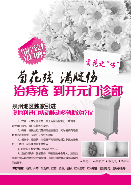 痔疮正度cdr矢量模版下载