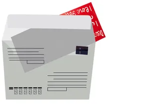 怀旧的信封和纸02矢量