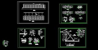 某广告牌钢结构设计图