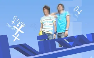 休闲动画服装片头