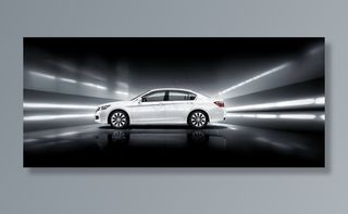 广汽本田 九代雅阁 白色轿车 正侧