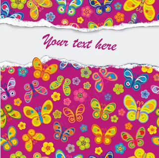 精美花卉背景矢量素材