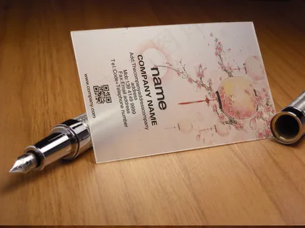 手绘水彩粉色灯笼家居灯饰服务商业名...