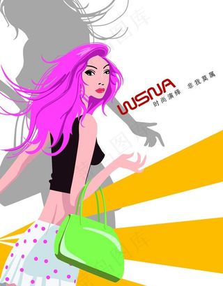 女士包dm宣传单广告图片