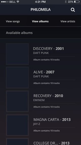 音乐播放器APP页面设计素材模板4