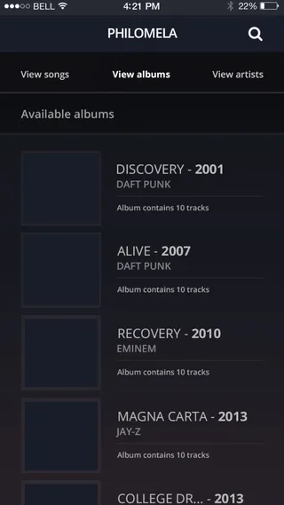 音乐播放器APP页面设计素材模板4